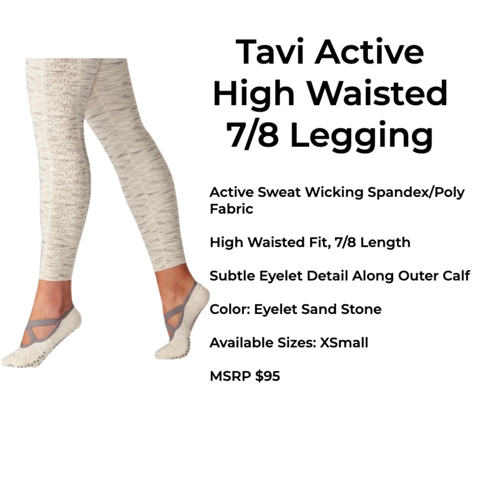Tavi Active 7/8 High Waisted Leggings. NWT.